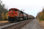 Tied down outside of town, C-BTMPEB waits to continue east to Galesburg and eventually the Peoria interchange